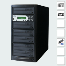 CopyBox 5 DVD Duplicator Advanced - kopieer toren simultaan branden meerdere dvd-r dvd+r discs optionele interne harde schijf