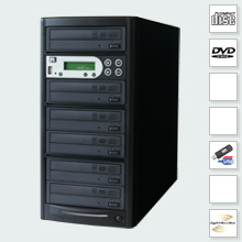 CopyBox 5 DVD Duplicator Advanced LightScribe - lightscribe print systeem kopieren printen meerdere cd dvd per keer zonder computer software