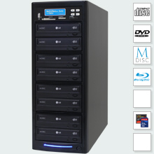 CopyBox 8 BD MultiMedia Duplicator - backup blu-ray kopie schrijven sd memory cards compactflash kaarten