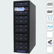 CopyBox 9 BD Duplicator Pro - blu-ray kopieer toren grote capaciteit meerdere bd disks branden