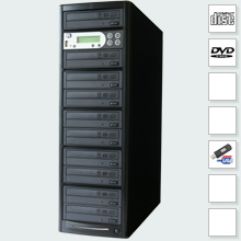 CopyBox 9 DVD Duplicator Advanced - audio video data dvd cd eenvoudig dupliceren produceren duplicator torens eigen producties