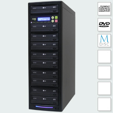 CopyBox 9 DVD Duplicator Stanard - dual layer dvd dupliceren grote aantallen tower duplicators audio video data cd dvd formaten