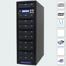 CopyBox 9 DVD Duplicator Standard PC Connected - kopieer systeem branden dvd producties computer connectie ingebouwde harddisk iso files